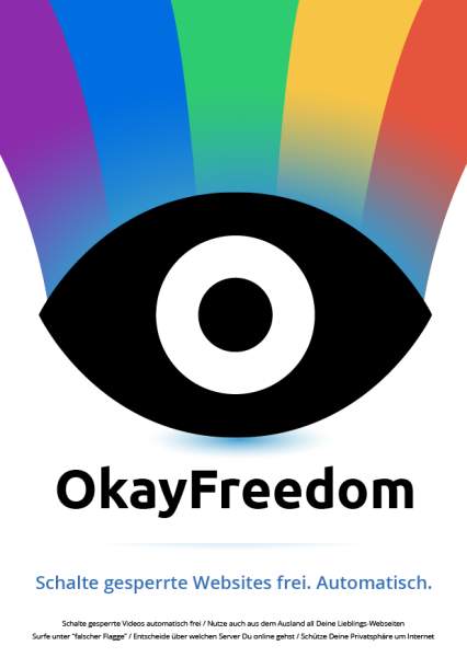 Steganos Okay Freedom, VPN, 1 Windows-PC, 1 Jahr, Download