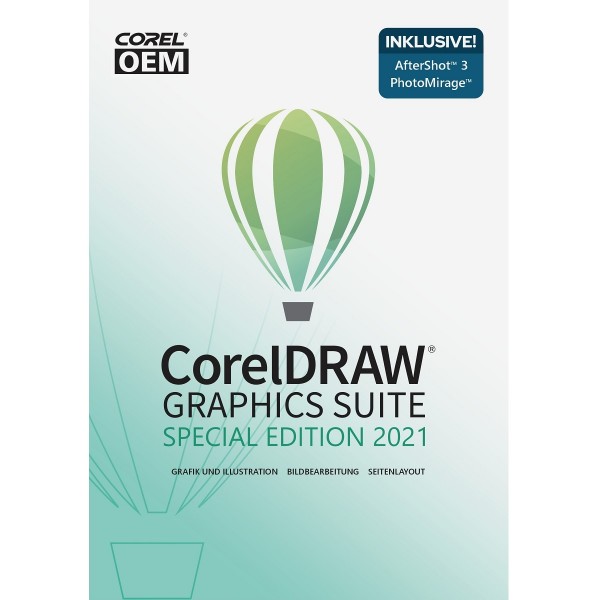 CorelDRAW Graphics Suite Special Edition 2021 OEM Win10/11 Dauerlizenz, Download