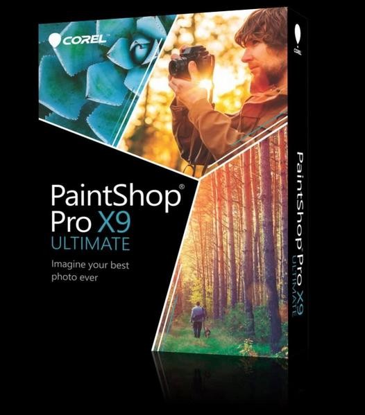 Corel PaintShop Pro X9 ULTIMATE, BOX mit 2 DVD